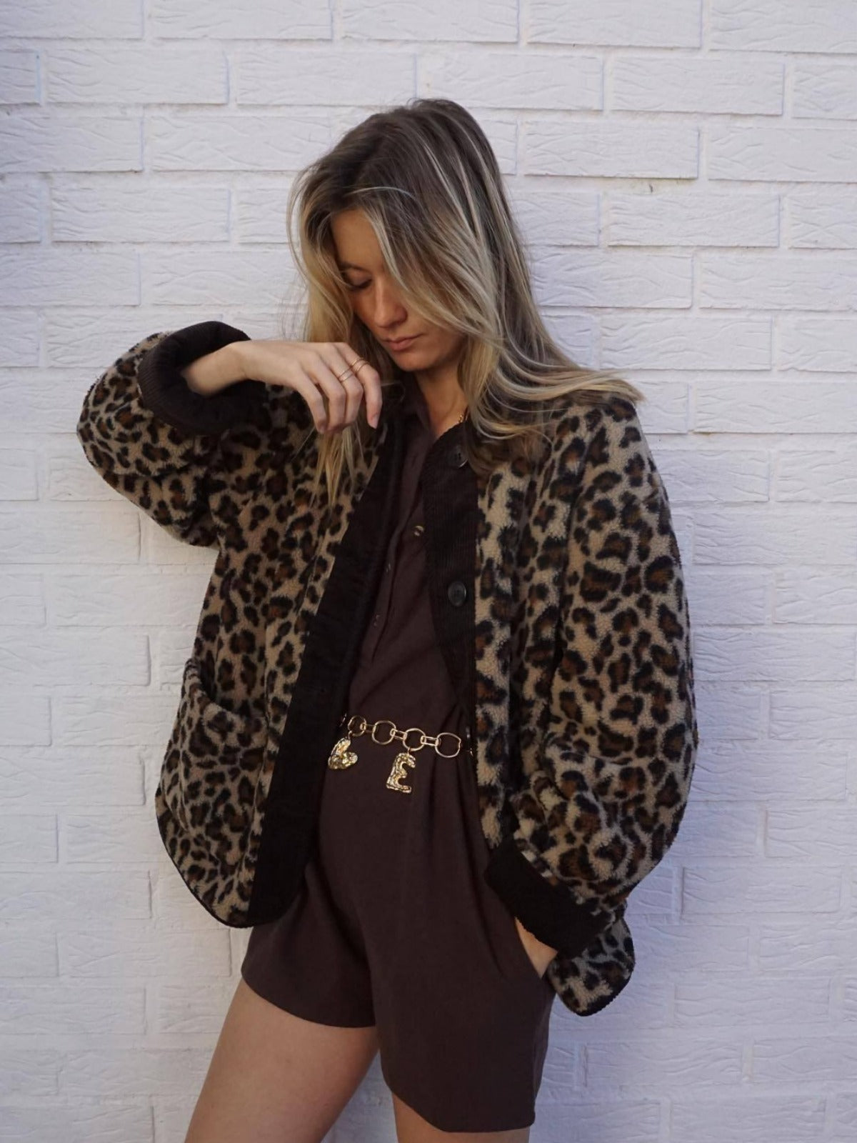 Ava Animal Print Jacket