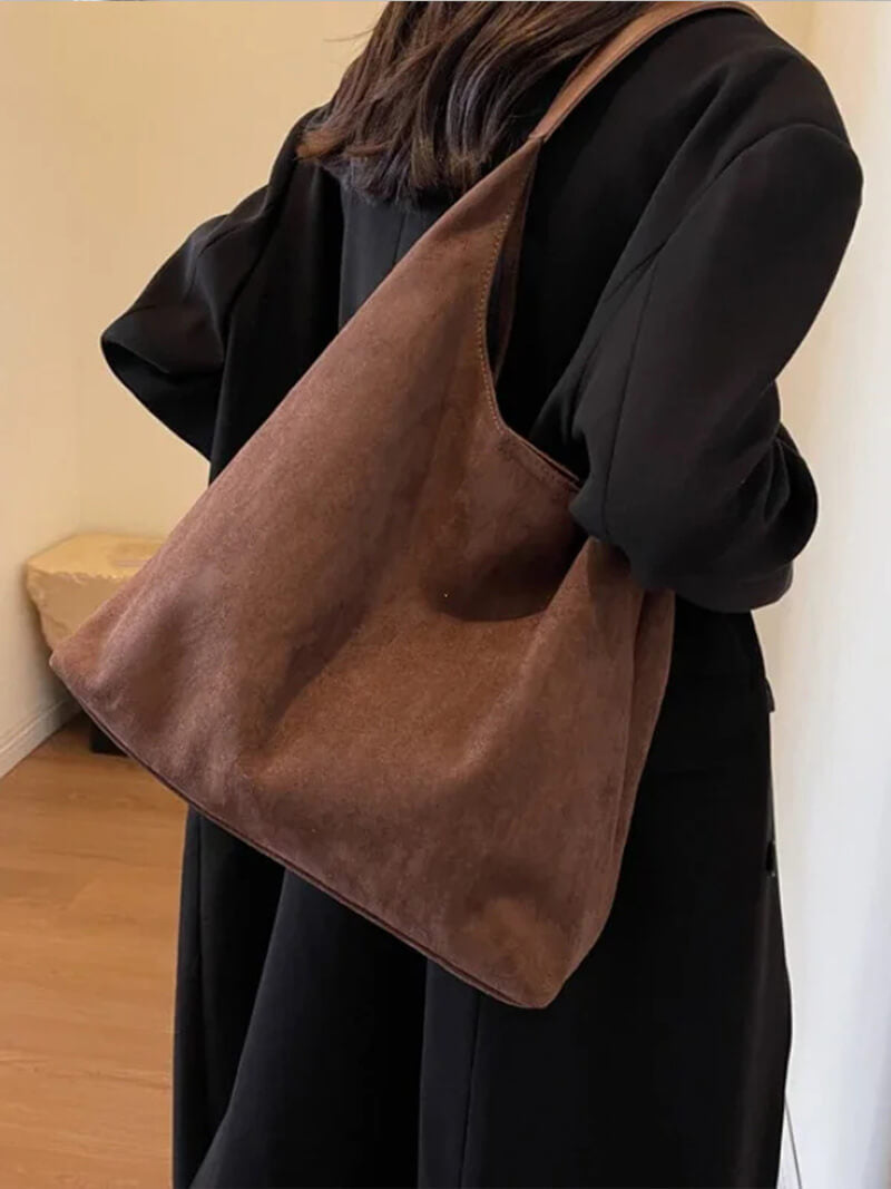 Jenna - Suede Tote Bag